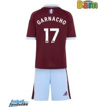 Aston Villa Alejandro Garnacho #17 Hjemmedraktsett Barn 2026-27 Kortermet (+ Korte bukser)